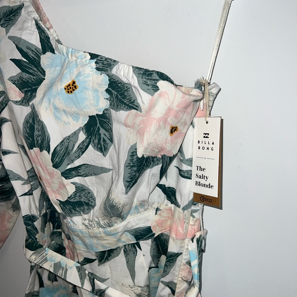 Billabong X The Salty Blonde Sunkissed One Shoulder dress new with tags - Picture 8 of 13